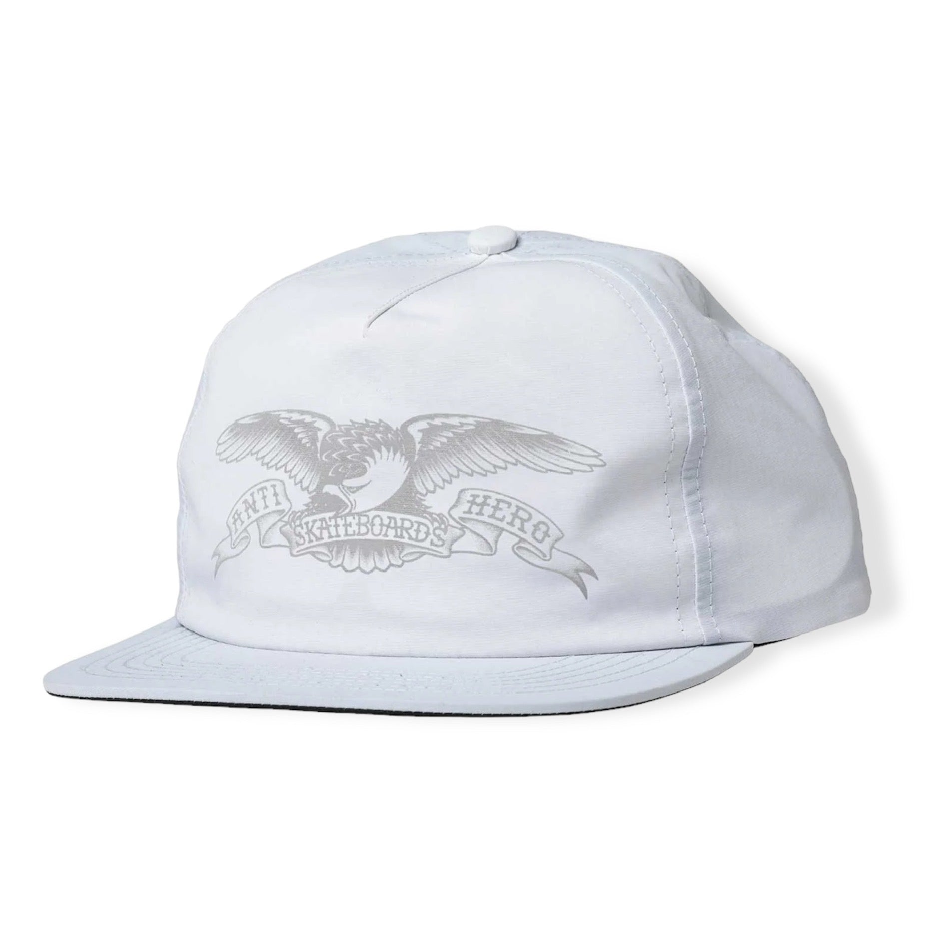 ANTI HERO BASIC EAGLE ADJUSTABLE CAP - WHITE/GREY