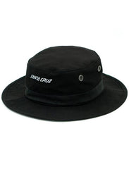 SANTA CRUZ STRIP BOONIE HAT - BLACK