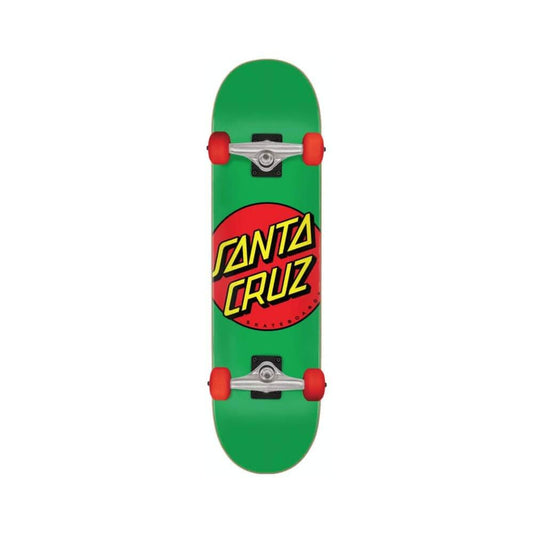 SANTA CRUZ - CLASSIC DOT GREEN 7.8” COMPLETE SKATEBOARD