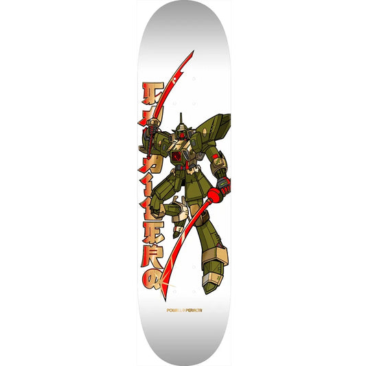 POWELL PERALTA - STEVE CABALLERO GUNDAM WHITE 8.25 SKATEBOARD DECK