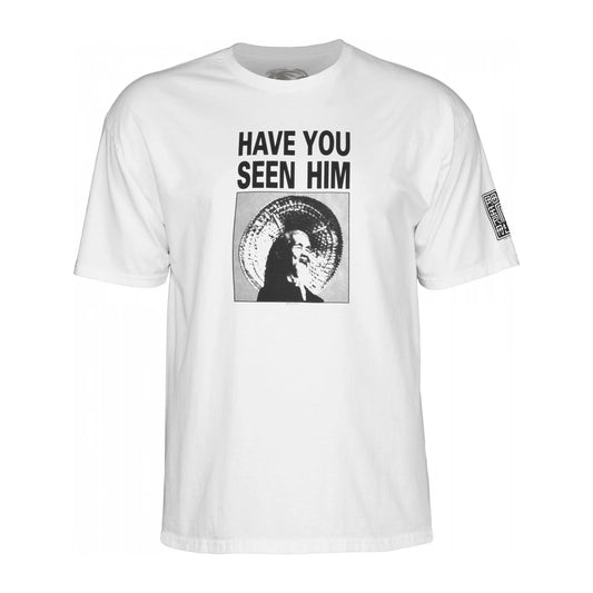 POWELL PERALTA ANIMAL CHIN TEE - WHITE
