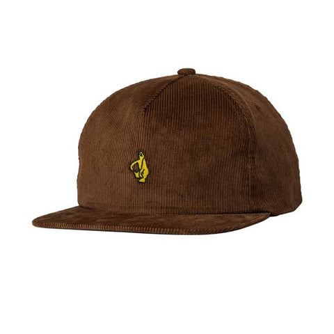 KROOKED SHMOO ADJUSTABLE CAP - BROWN/GOLD CHORD