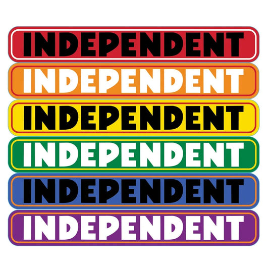 Independent Bar Logo Assorted 6 Inch Sticker