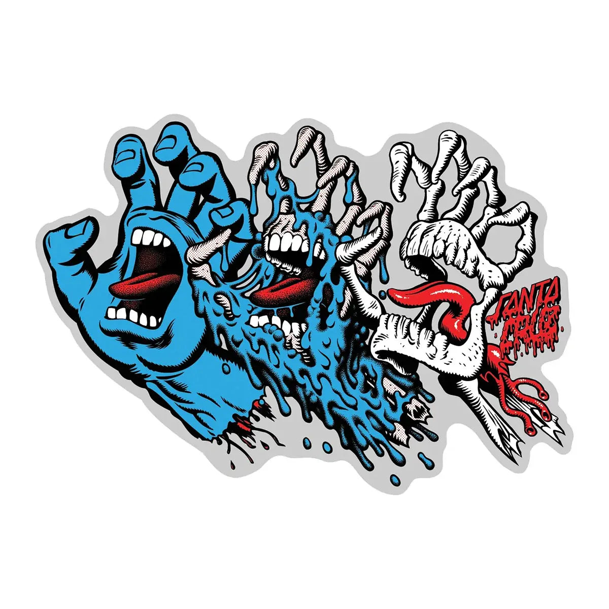 SANTA CRUZ STICKER EVOLVE HAND
