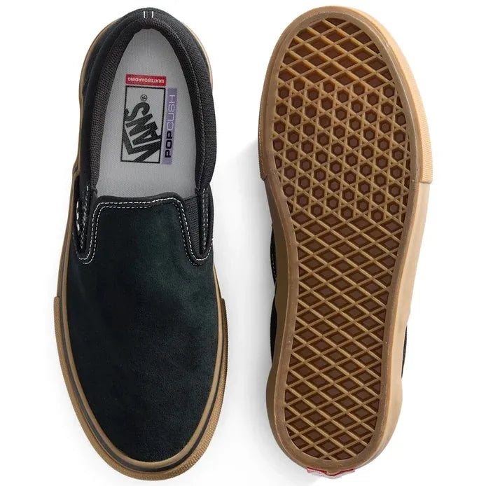 Vans Skate Slip On Black Gum White