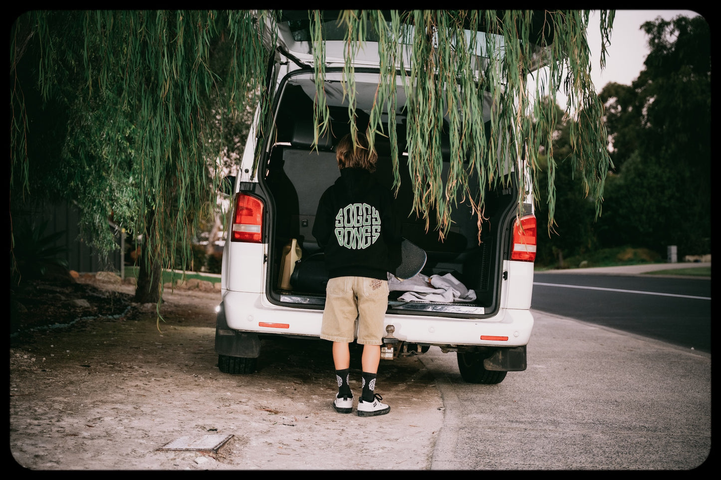Soggy Bones YOUTH OG Hood – Black / Boston Green