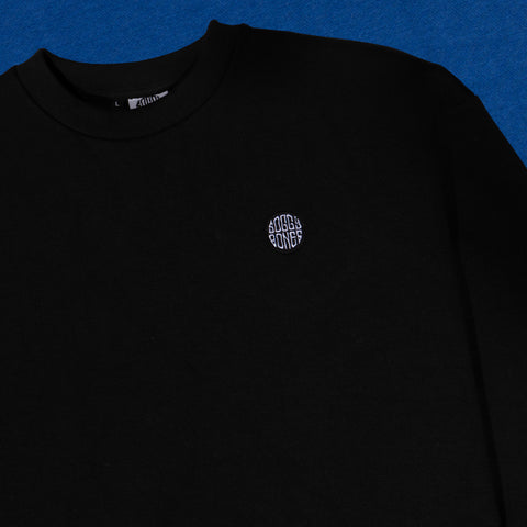 SOGGYBONES OG BUTTON CREWNECK - BLACK