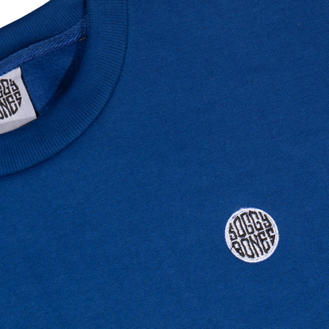 SOGGYBONES OG BUTTON CREWNECK - ROYAL BLUE