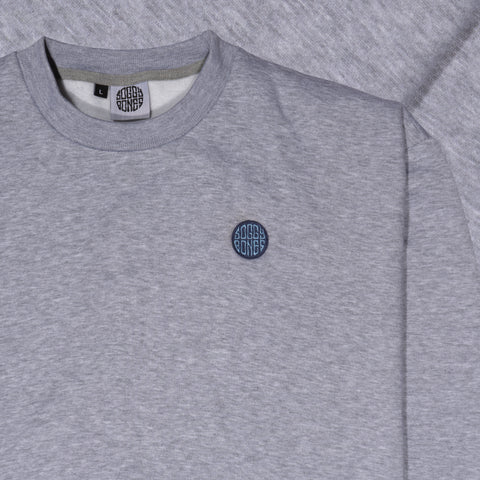 SOGGYBONES OG BUTTON CREWNECK - GREY