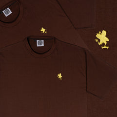 SOGGYBONES SILHOUETTE TEE - BROWN