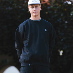 SOGGYBONES OG BUTTON CREWNECK - BLACK