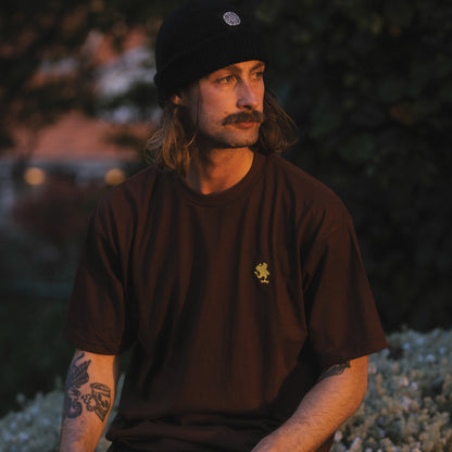SOGGYBONES SILHOUETTE TEE - BROWN