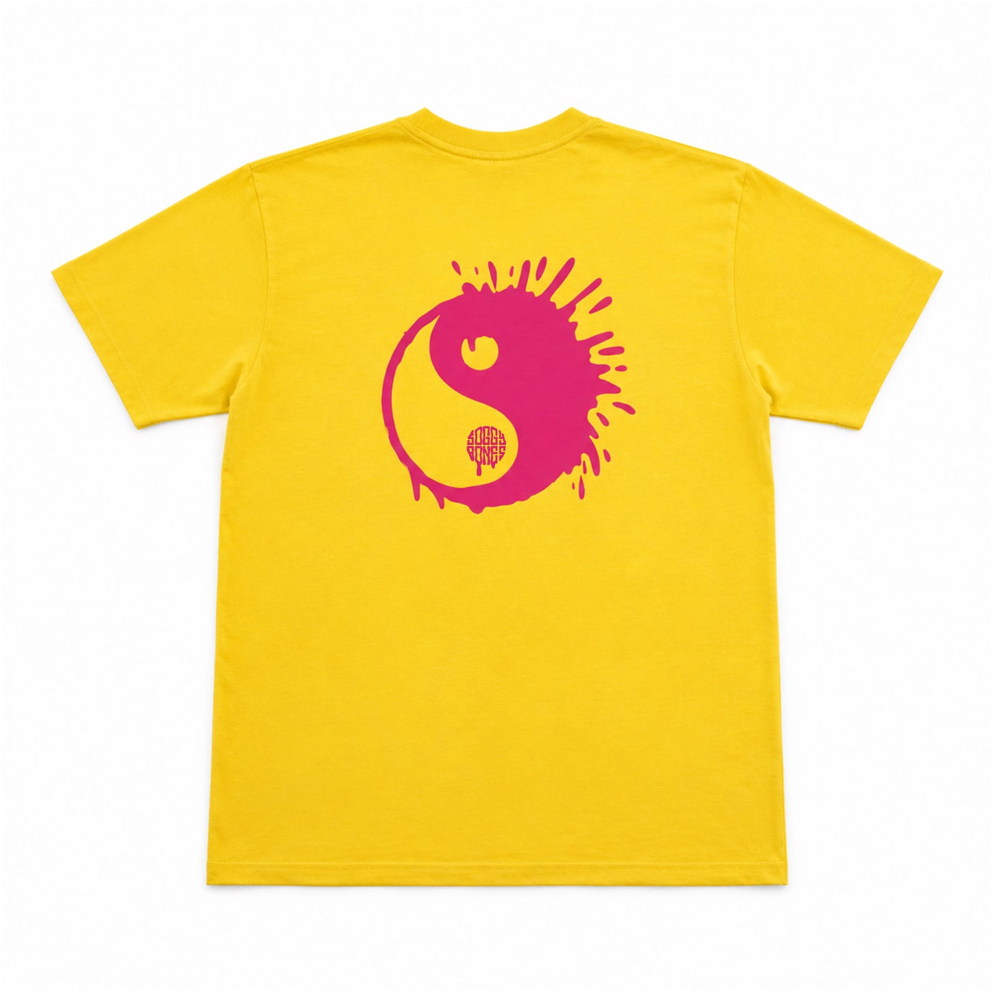 Soggy Bones YOUTH Splatter Yin Yang Tee – Yellow / Red