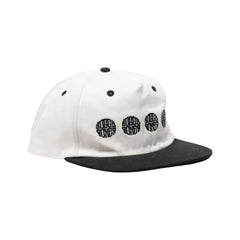 Soggybones Quad logo 5 panel cap, Black / off white