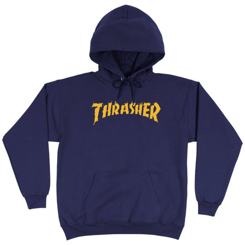 Thrasher Burn it down Neckface Hood - Navy