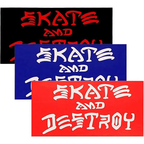 THRASHER - skate & destroy sticker