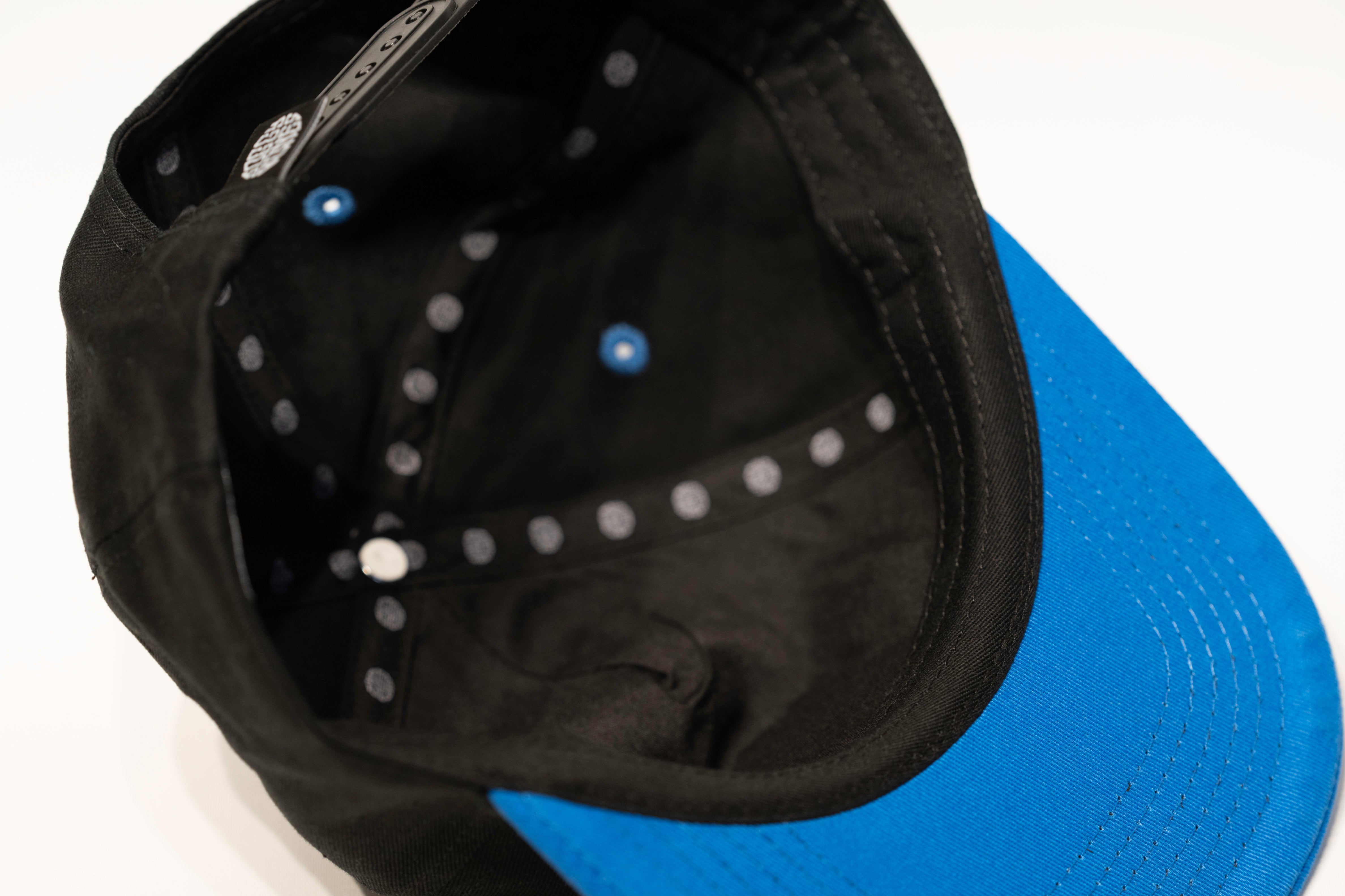 Soggybones Pool Fool 5 panel unstructured cap , Black / Blue