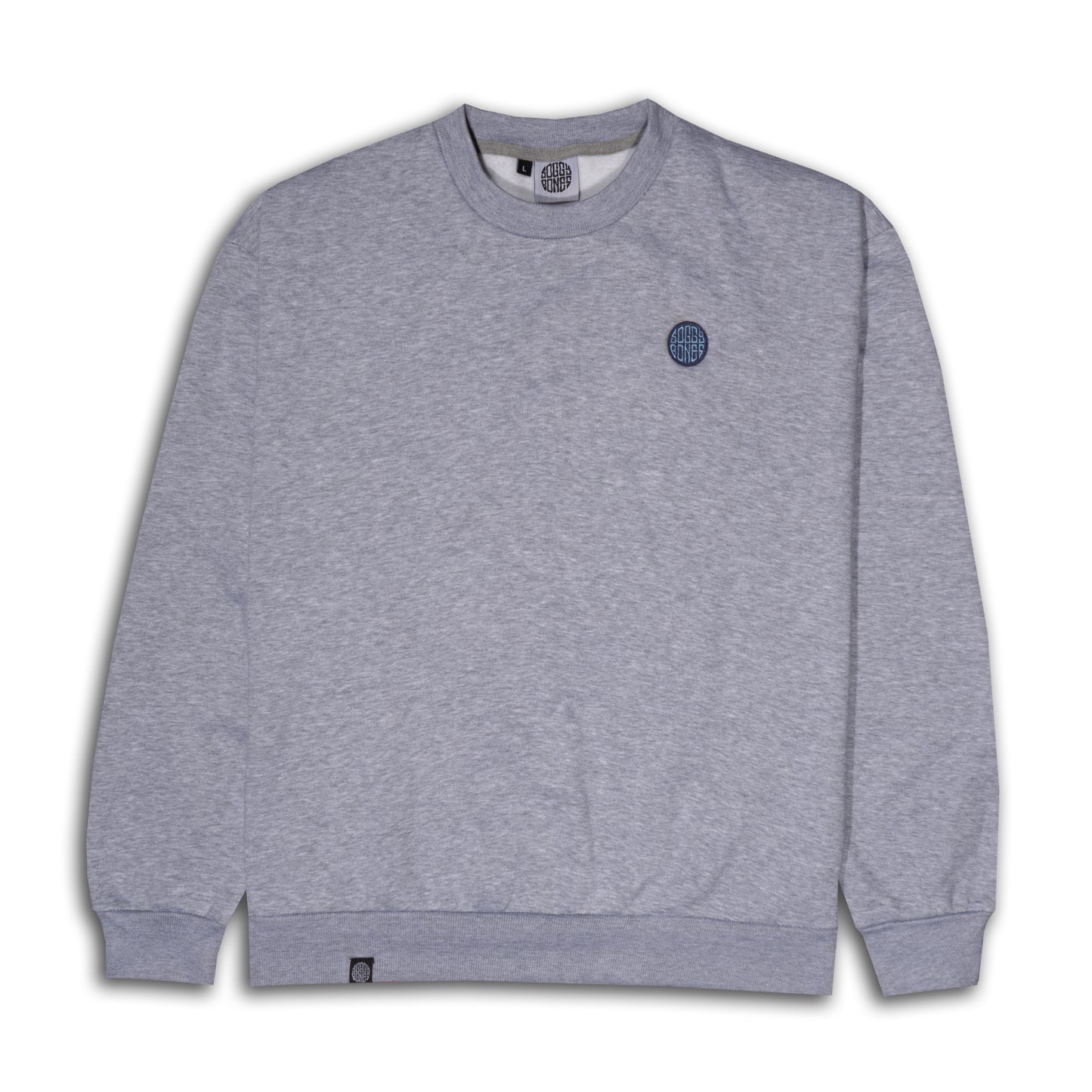 SOGGYBONES OG BUTTON CREWNECK - GREY