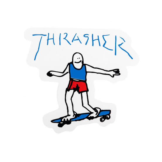 THRASHER - Gonz logo sticker