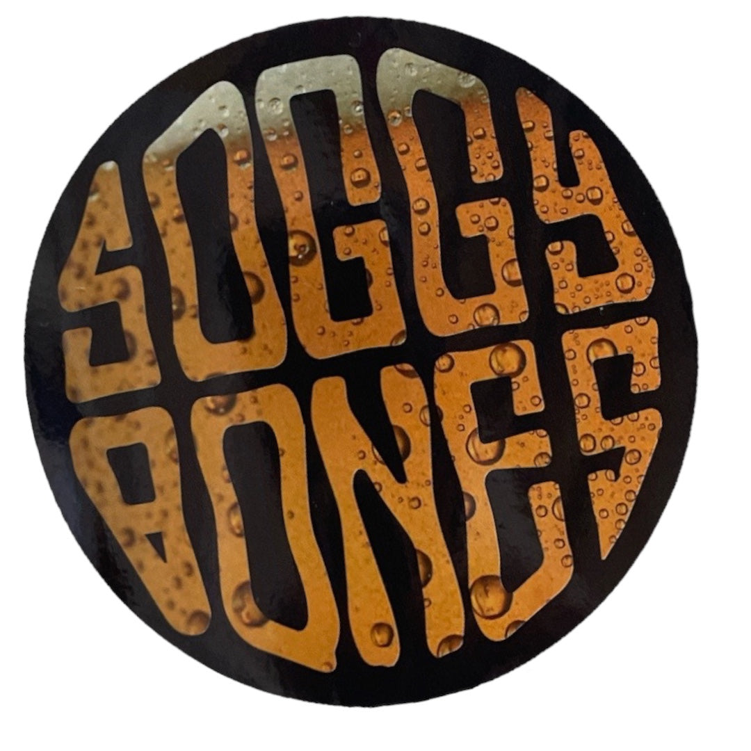 Soggybones OG sticker - BEER 6INCH