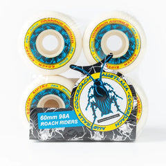 COCKROACH WHEELS ROACH RIDERS 60mm 98A - NATURAL