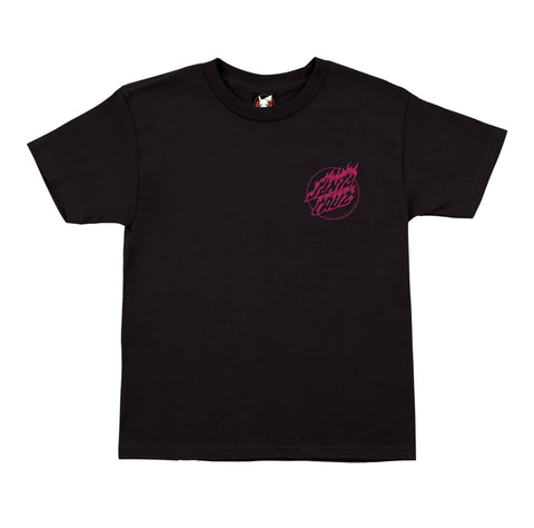 Santa Cruz Pokémon Fire type 1 youth tee - BLACK