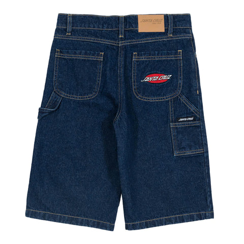 Santa Cruz Oval Strip Denim Carpenter Short
