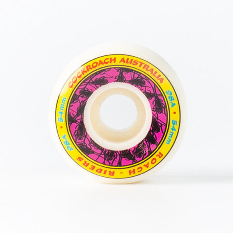 COCKROACH WHEELS ROACH RIDERS 54mm 98A - NATURAL