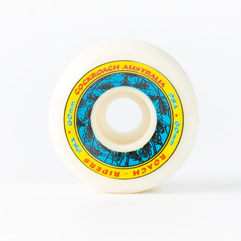 COCKROACH WHEELS ROACH RIDERS 60mm 98A - NATURAL