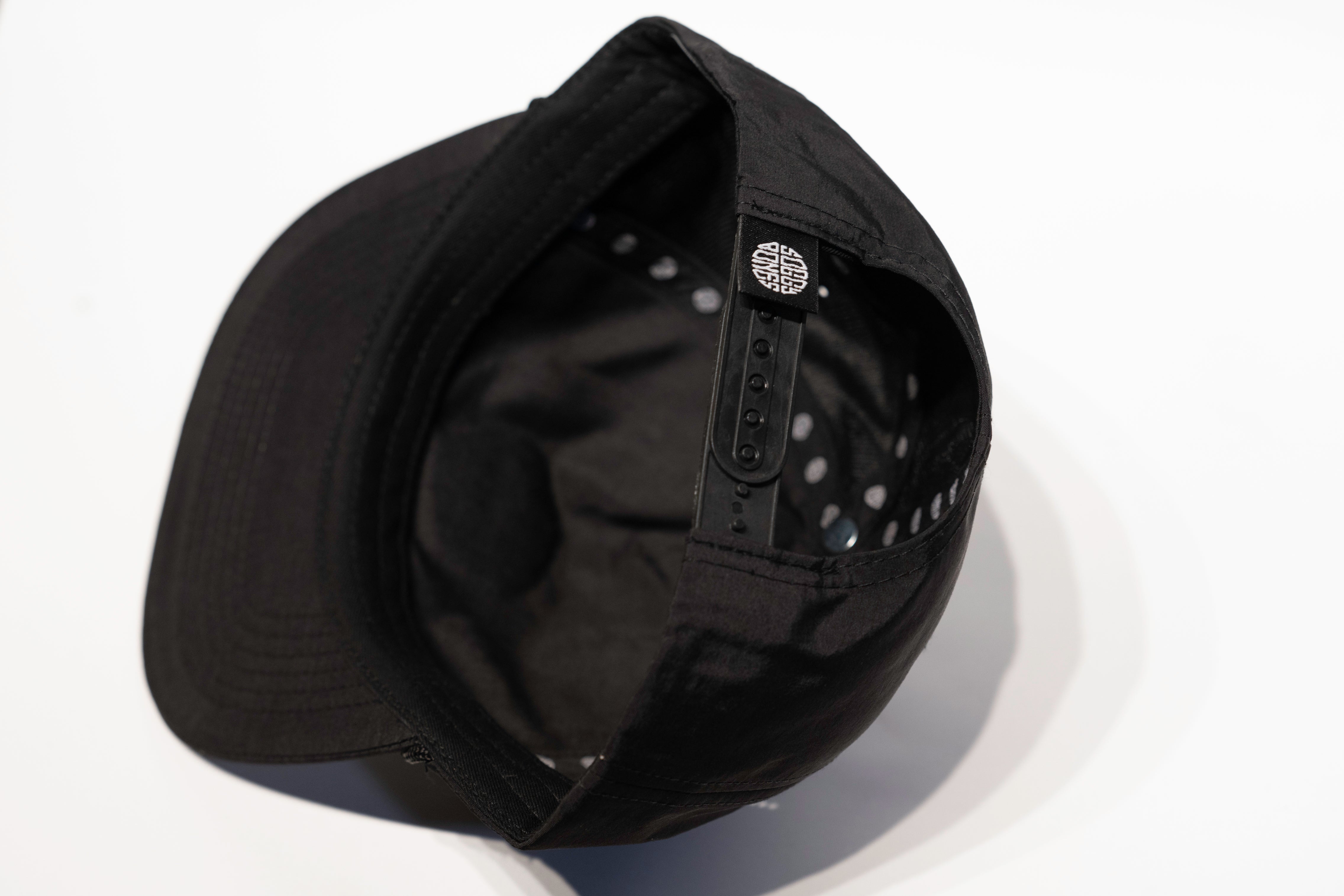 Soggybones Roped Nylon Classic cap , Black / White