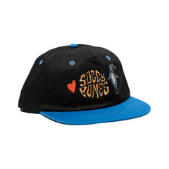 Soggybones Pool Fool 5 panel unstructured cap , Black / Blue