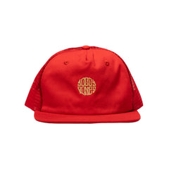 Soggybones Truck ON trucker cap , Red / Yellow