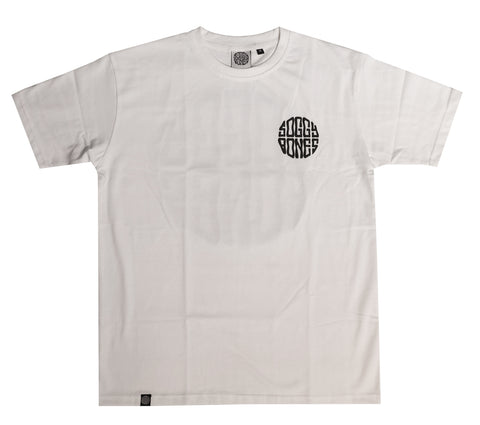 Soggybones OG Puff Logo Tee - White / Black