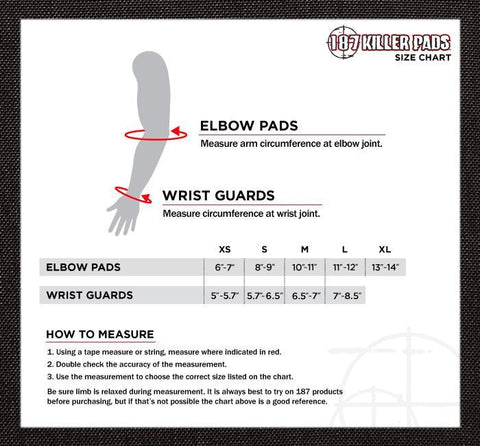 187 elbow pads