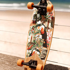 Zfelx surf-a-Google surf skate fish banana train