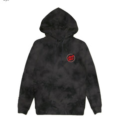 Checked out flames dot youth hoody