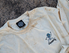 Soggybones - Stone & Flower Washed Embroidered Tee - Citrus (S21/22)
