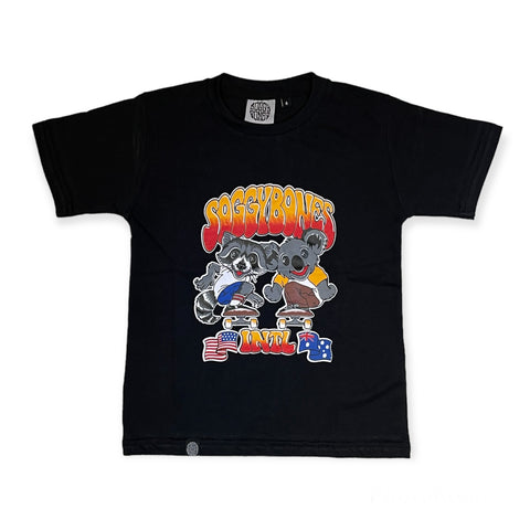 Soggybones International Buddies Youth Tee - Black