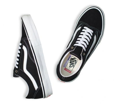 VANS SKATE OLD SKOOL BLACK WHITE