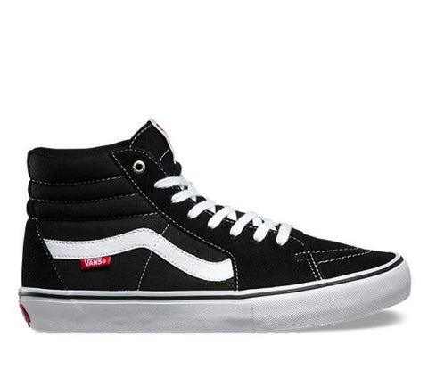 VANS SK8-HI PRO BLACK WHITE